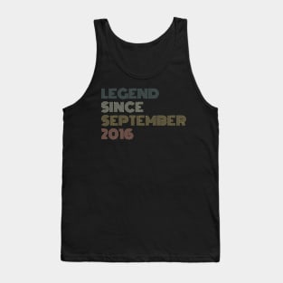 Legend Since September 2016 Tank Top